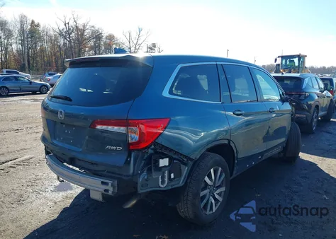 2020 Honda Pilot Awd Ex-L z USA, uszkodzony, nr VIN 5FNYF6H55LB021372